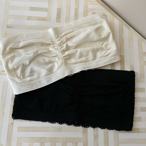 Coobie Strapless Lace Back Bandeau - Picture 1 of 5